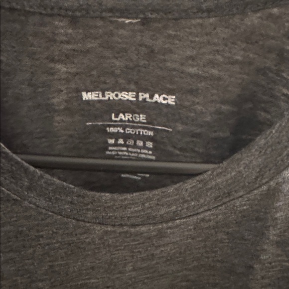 Melrose Place Daytona 500 Racing Gray T-Shirt Size Large NWOT - Picture 3 of 3